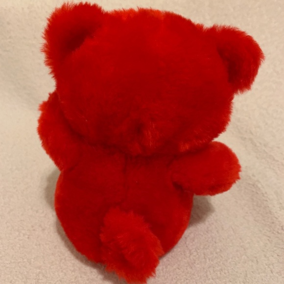 Red Hearts Teddy Bear - Picture 3 of 5